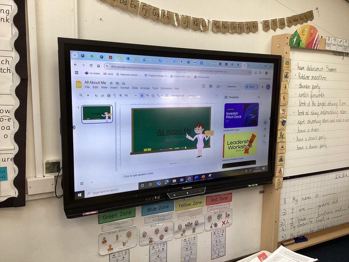 SMA_Year2's tweet photo. We have been using Google docs to create posters all about ourselves. We have been changing the font, colour and size of of text & we were even able to import images. #SMAComputing @StMargarets_ https://t.co/TbrlcDv304