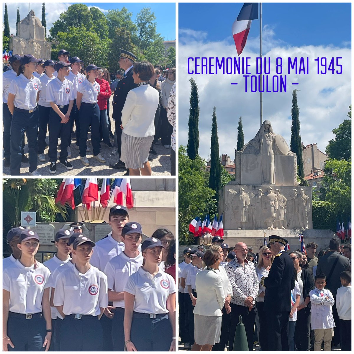 8 mai 1945 à Toulon : une jeunesse engagée
Plus de 150 jeunes ont commémoré la victoire de 1945 à Toulon, aux côtés du Préfet du Var et de la Maire.
Les volontaires du SNU ont pris part à ce moment de mémoire et d’engagement.
Préfecture du Var – Josée Massi
#SNU2025 #Toulon