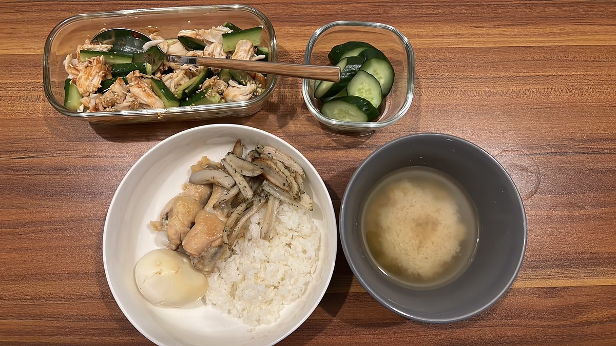 今日作ったご飯🐮
褒めてください。。
