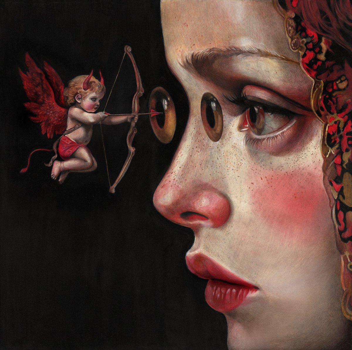 Cupid’s got a dark side! 🏹