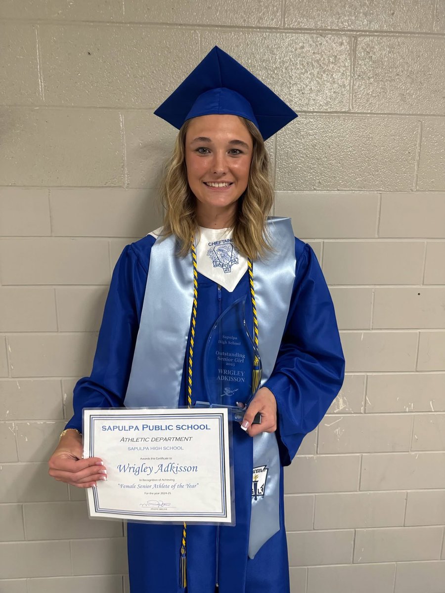 Sapulpa Chieftains Girls Basketball (@sapchieftaingbb) on Twitter photo Congratulations <a href="/AdkissonWrigley/">Wrigley Adkisson</a> for being named Outstanding Senior & Female Athlete of the Year! Congratulations <a href="/AdkissonWrigley/">Wrigley Adkisson</a> for being named Outstanding Senior & Female Athlete of the Year!
