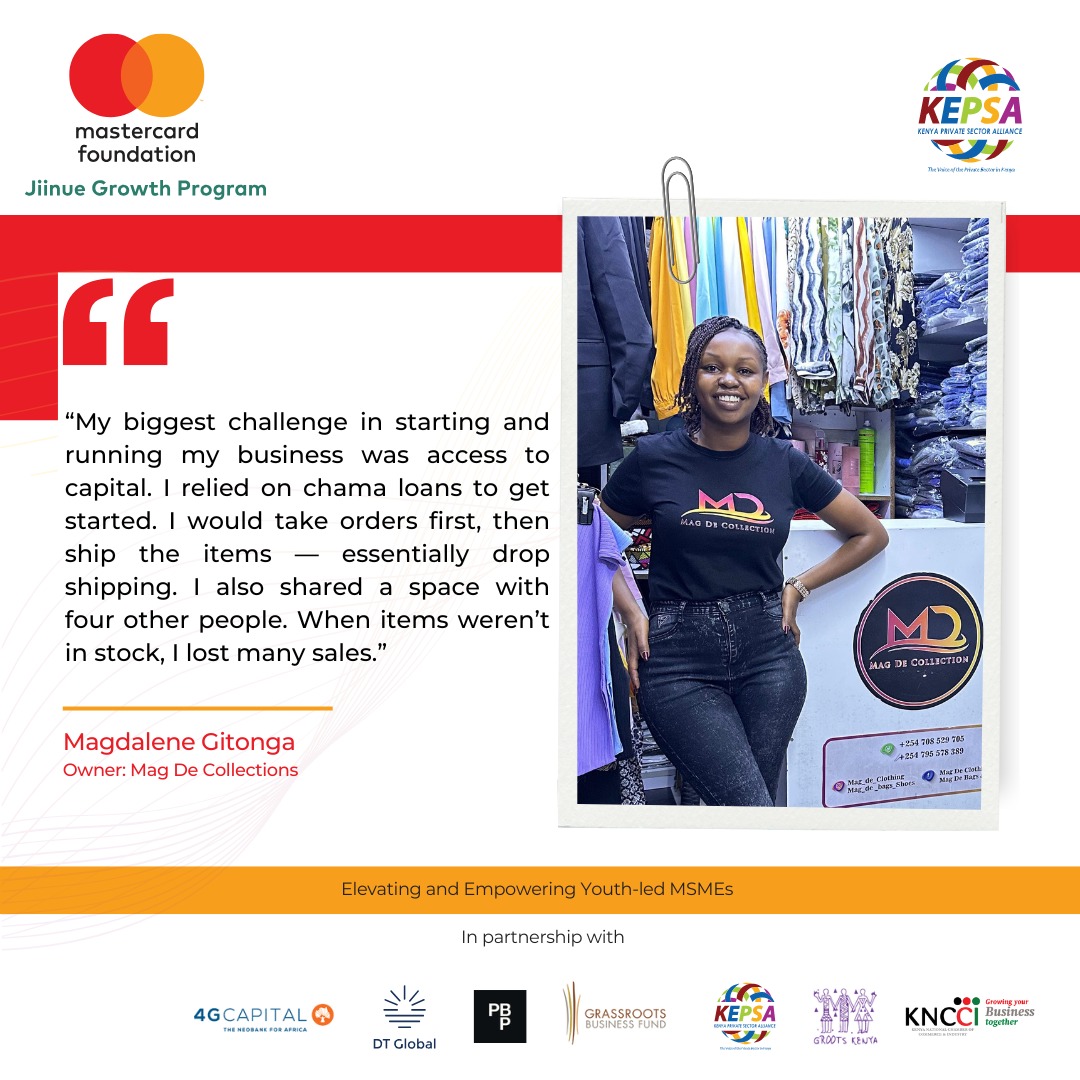 Magdalene Gitonga, a Mass Communication graduate, struggled to find stable employment after completing her studies. She then started a business, which she recalls was not easy.

Read  Magdalene's Full story here 👉🏽 tinyurl.com/ydk6699w

#YoungAfricaWorks #MFVoicesofimpact