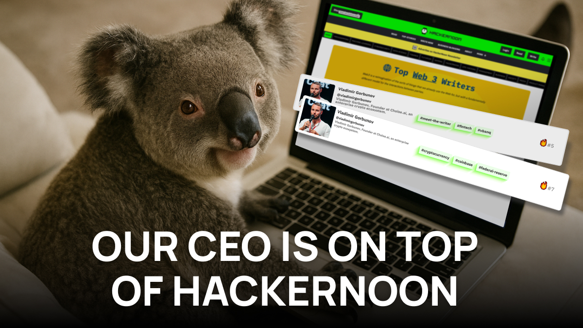 Our founder Vladimir Gorbunov just topped two HackerNoon rankings at once:

🥇 #1 in Web3: hackernoon.com/writers/web3
🥇 #1 in Writing: hackernoon.com/writers/writing

Big ideas, clear words — and a vision that keeps pushing Web3 forward. Congrats, Vlad!