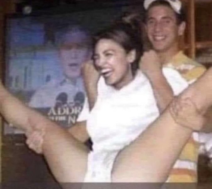 Our favorite bartender AOC doesn't like when we share this picture of her. So please, let's respect her decision.
