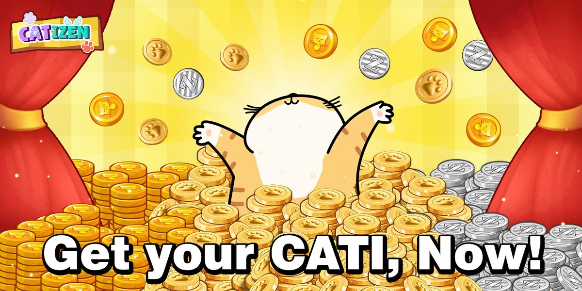 🪂 Hey Catizens! Time to claim your CATI Reward! 🪙

In alignment with community's common intention, this airdrop will include CATI distributions for players who made recharges in the Catizen game during S1. 😻
🔥 Catizen team has allocated an additional 890K CATI tokens for this