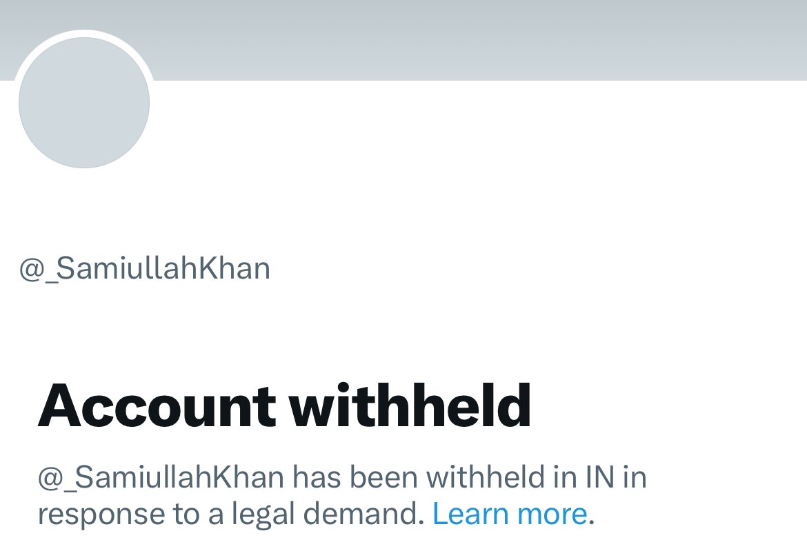 Mohammed Habeeb Ur Rehman (@habeebinamdar) on Twitter photo Shocking! <a href="/_SamiullahKhan/">Samiullah Khan</a>,
a prominent Indian Islamic scholar, blocked on Twitter for speaking truth to power!
He raised voice against Pahalgam terr0rist attack & Hindutva hatred,
but Modi gov silenced him.
Twitter, don't succumb to fascism!
#RestoreSamiullahKhan Shocking! <a href="/_SamiullahKhan/">Samiullah Khan</a>,
a prominent Indian Islamic scholar, blocked on Twitter for speaking truth to power!
He raised voice against Pahalgam terr0rist attack & Hindutva hatred,
but Modi gov silenced him.
Twitter, don't succumb to fascism!
#RestoreSamiullahKhan