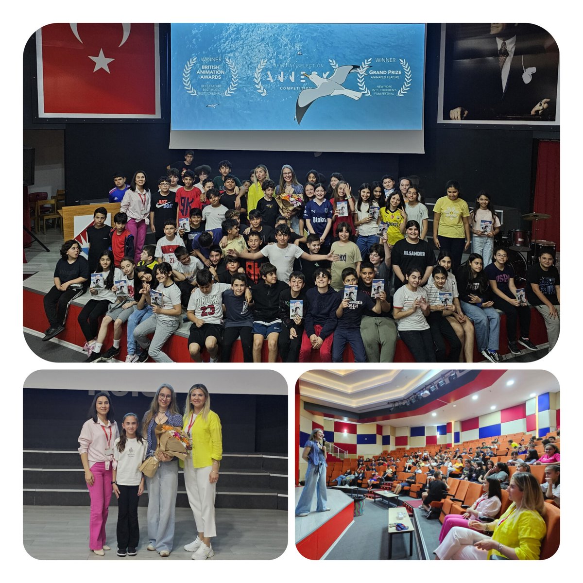 Drama Eğitmeni Arzu SURİÇİ KİREÇÇİ,6.sınıf öğrencilerimizle yüz yüze bir söyleşide buluştu. Michael Morpurgo’nun "Issız Adanın Kralı" kitabı incelendi ve drama teknikleriyle eser daha derinlemesine ele alındı.❤️💙📚

<a href="/ugurludural/">TÜLAY UĞURLUDURAL</a>  <a href="/ucannmustafa/">Mustafa UÇAN (Tarih Öğrt)</a> <a href="/fuatcicek15/">Fuat Çiçek</a> <a href="/tugcehoca/">Tuğçe</a> <a href="/ftmgms80/">gümüş</a>