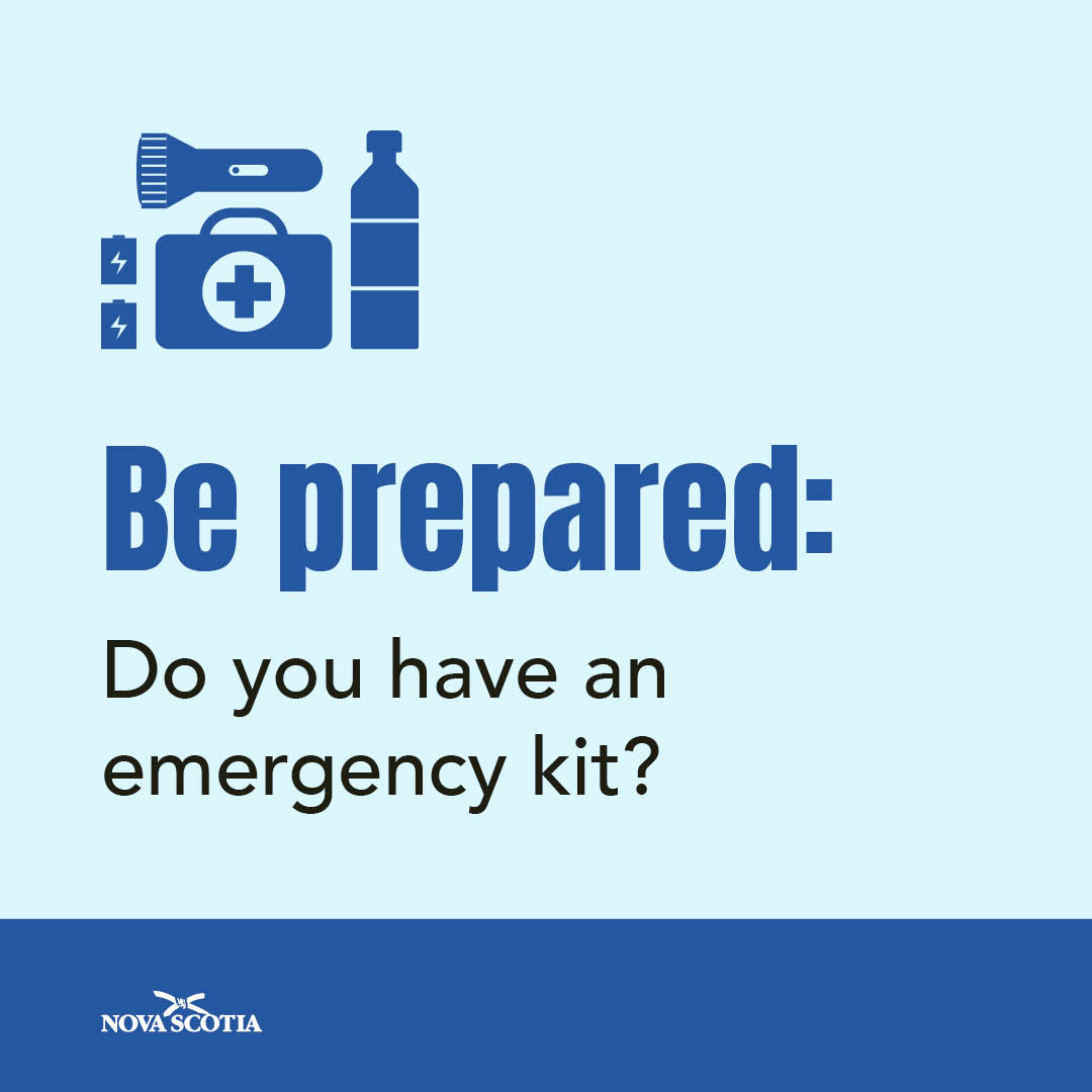 Are you ready for an emergency? When there’s an emergency, like a hurricane, fire, or bad storm, you need to be ready to get by on your own for at least the first 72 hours. 

Here’s how to prepare: novascotia.ca/emergency-educ…

Be Prepared. Know Your Risks.
#EPWeek2025
<a href="/Get_Prepared/">Get Prepared</a>