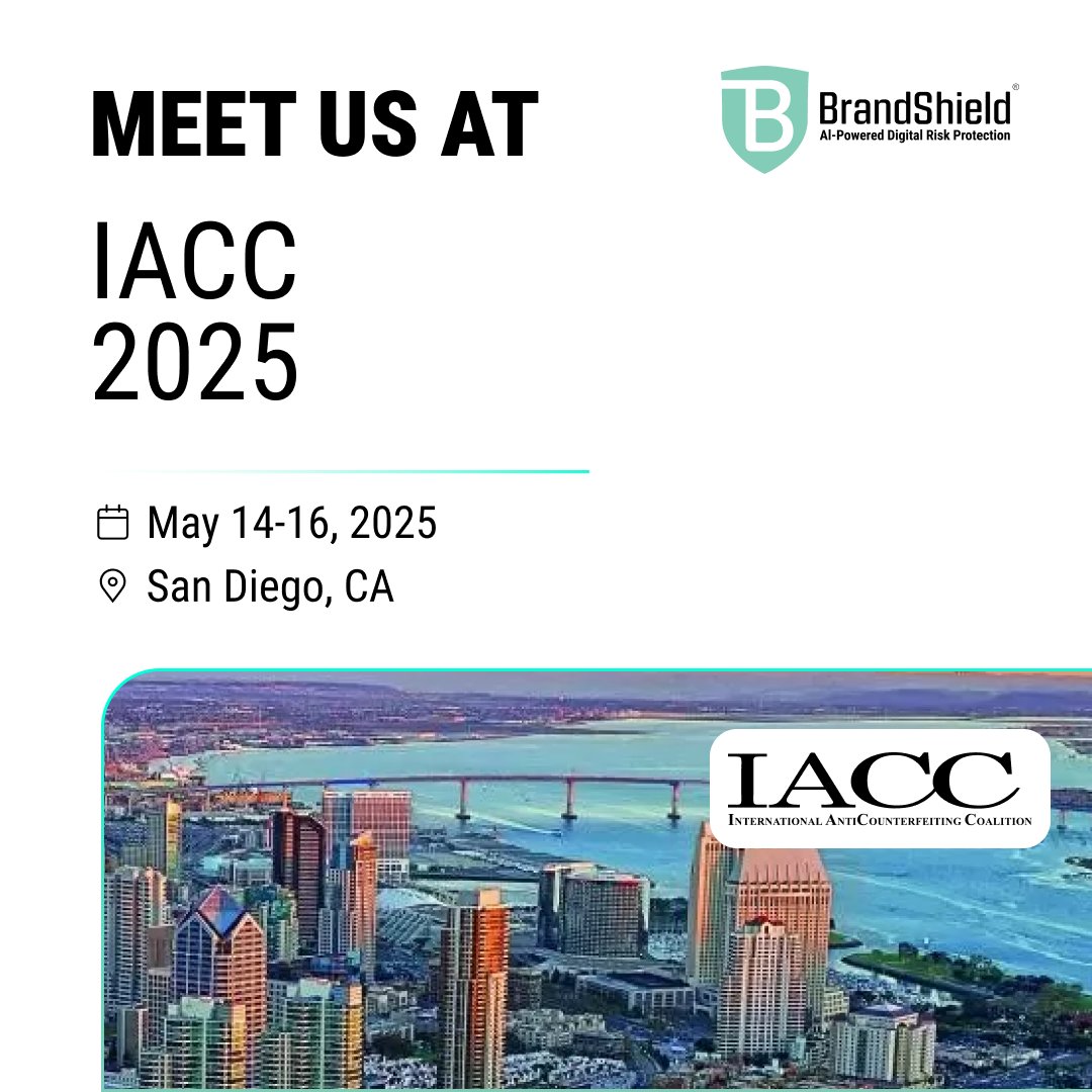BrandShield is excited to be exhibiting at the IACC Conference in sunny San Diego, next week. 
Join us to discuss the latest in digital risk protection and learn how we’re helping brands stay safe from the rise of online threats. #IACCConf2025