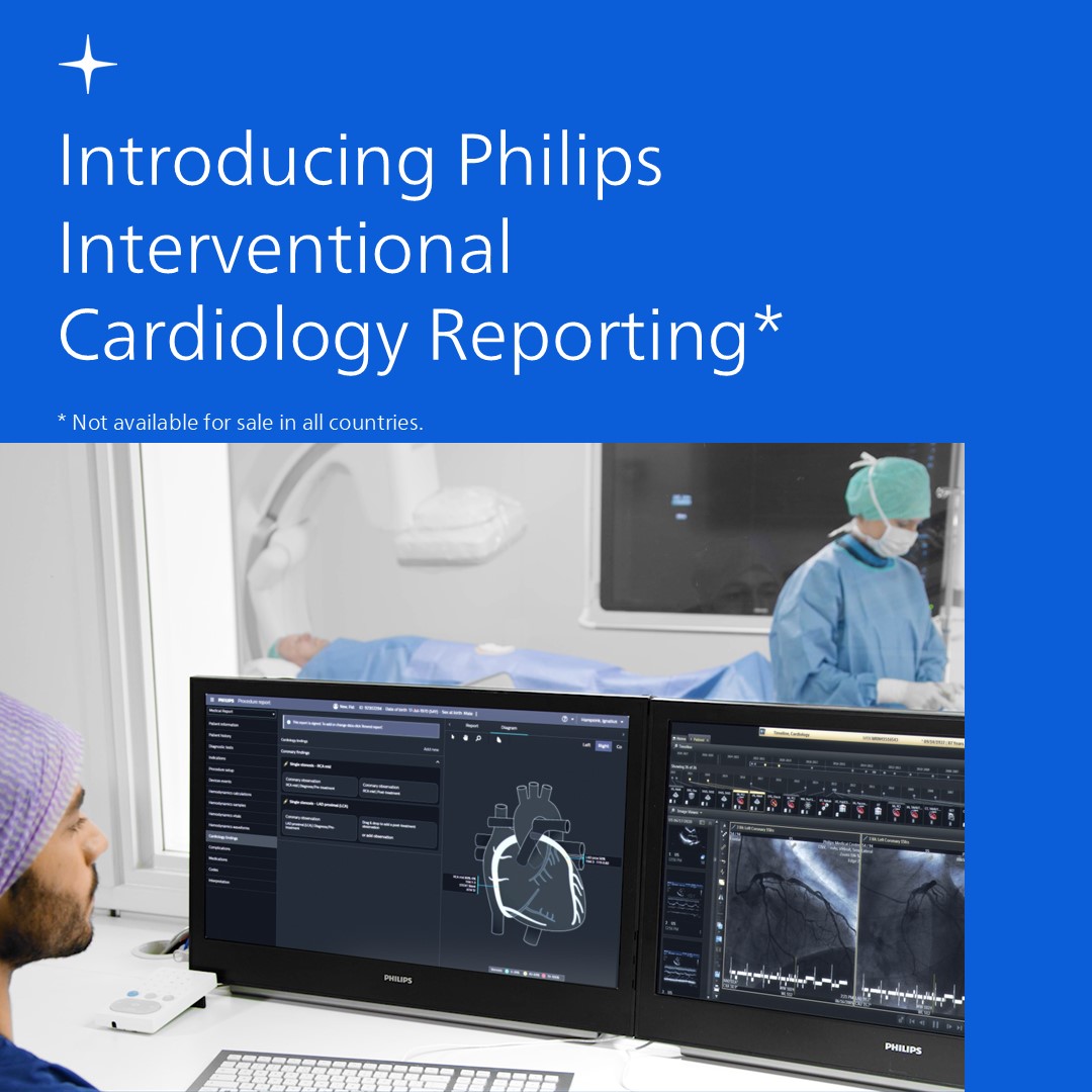 Attending #EuroPCR? Visit us and discover the next generation of reporting for cardiovascular cathlabs, now with intuitive guidance and access to complete patient views. to.philips/60132LST5