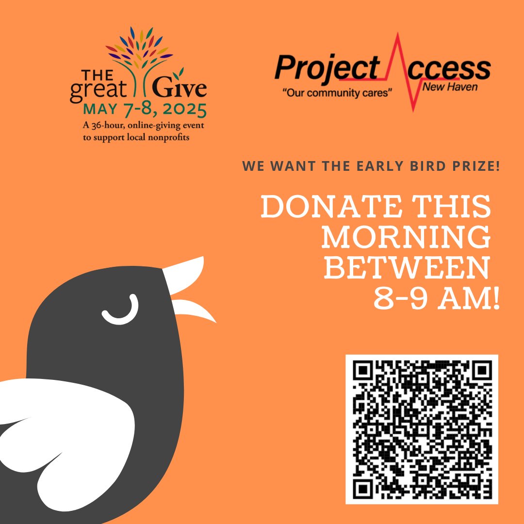 Good morning sunshine! You can help us win today's Early Bird Prize by donating today between 8-9 AM. Every donation helps us to exceed our goal! 

Click the Link: thegreatgive.org/organizations/…

#TheGreatGive #SupportPANH