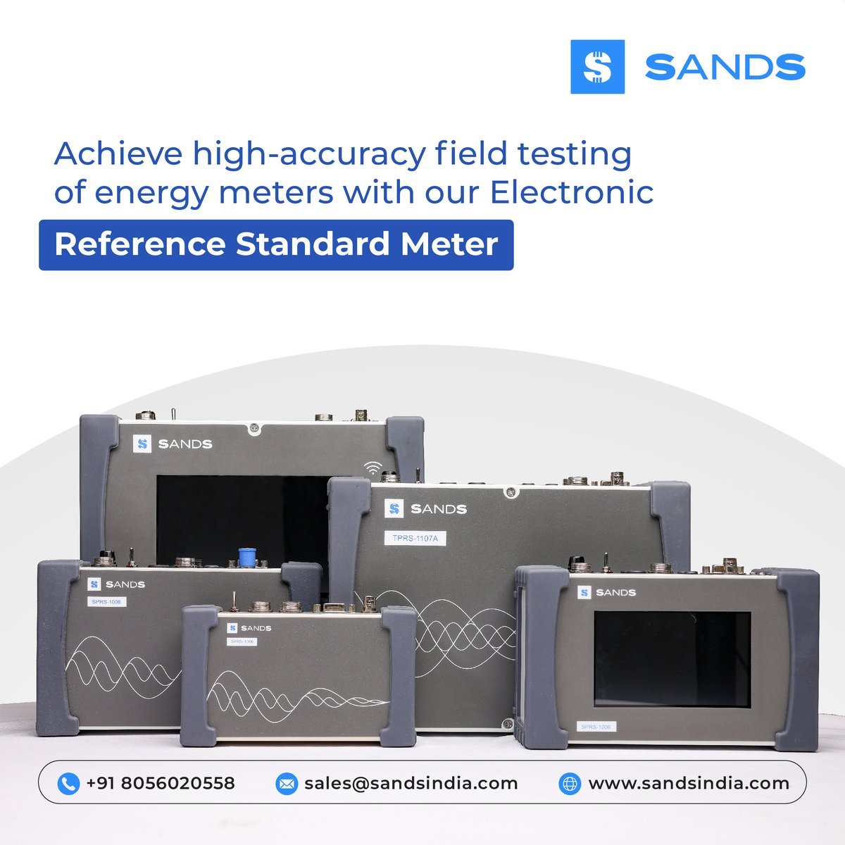 _SANDSOFFICIAL's tweet image. Achieve precise field testing of energy meters with our Electronic Reference Standard Meter—engineered for unmatched accuracy, reliability, and performance in power calibration.

Learn more: bit.ly/4m7qLkm

#EnergyMeterTesting #PowerCalibration  #ERS #SANDS