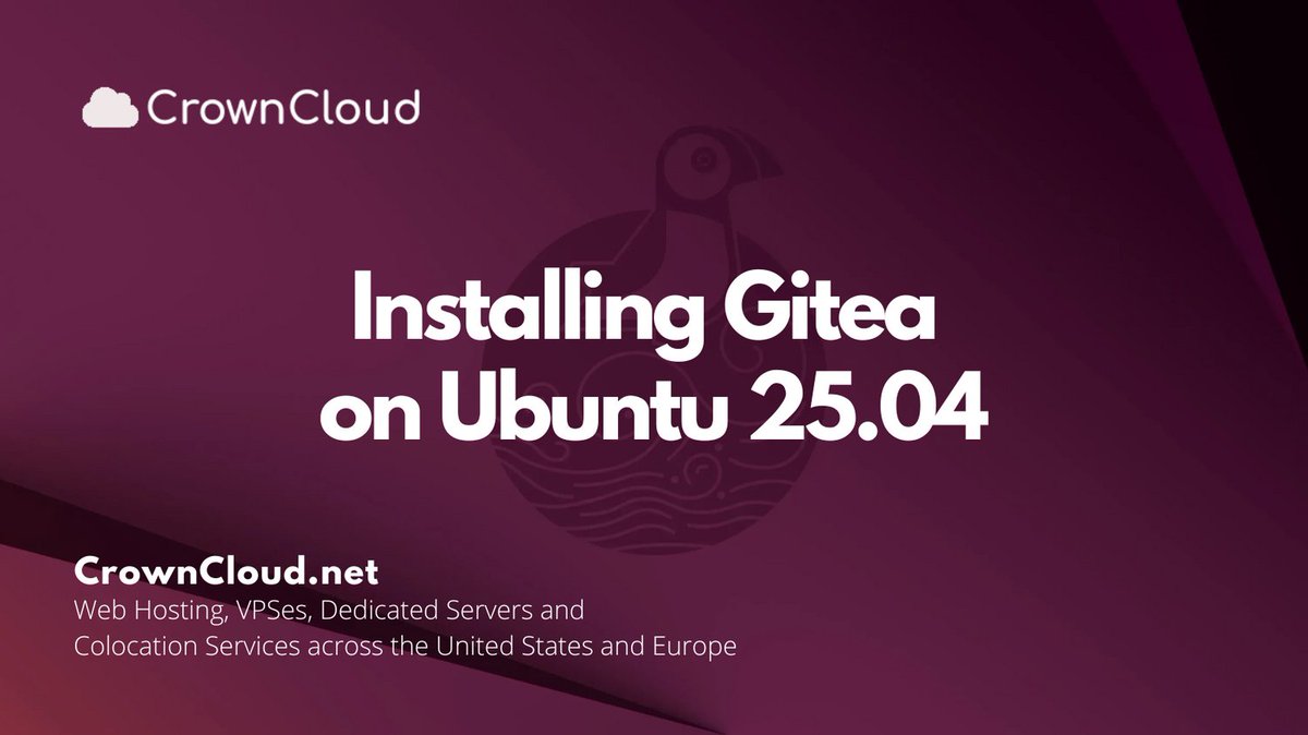 crownclouds's tweet image. Gitea =  A fast, self-hosted Git service similar to GitHub/GitLab
Gitea + Ubuntu 25.04 = Fast, Private Git Hosting
wiki.crowncloud.net/?How_to_Instal…
#GitServer #SelfHosted #Ubuntu2504 #LinuxAdmin #OpenSource #GitHosting #SelfHosting #Docker #SysAdmin #DevOps
