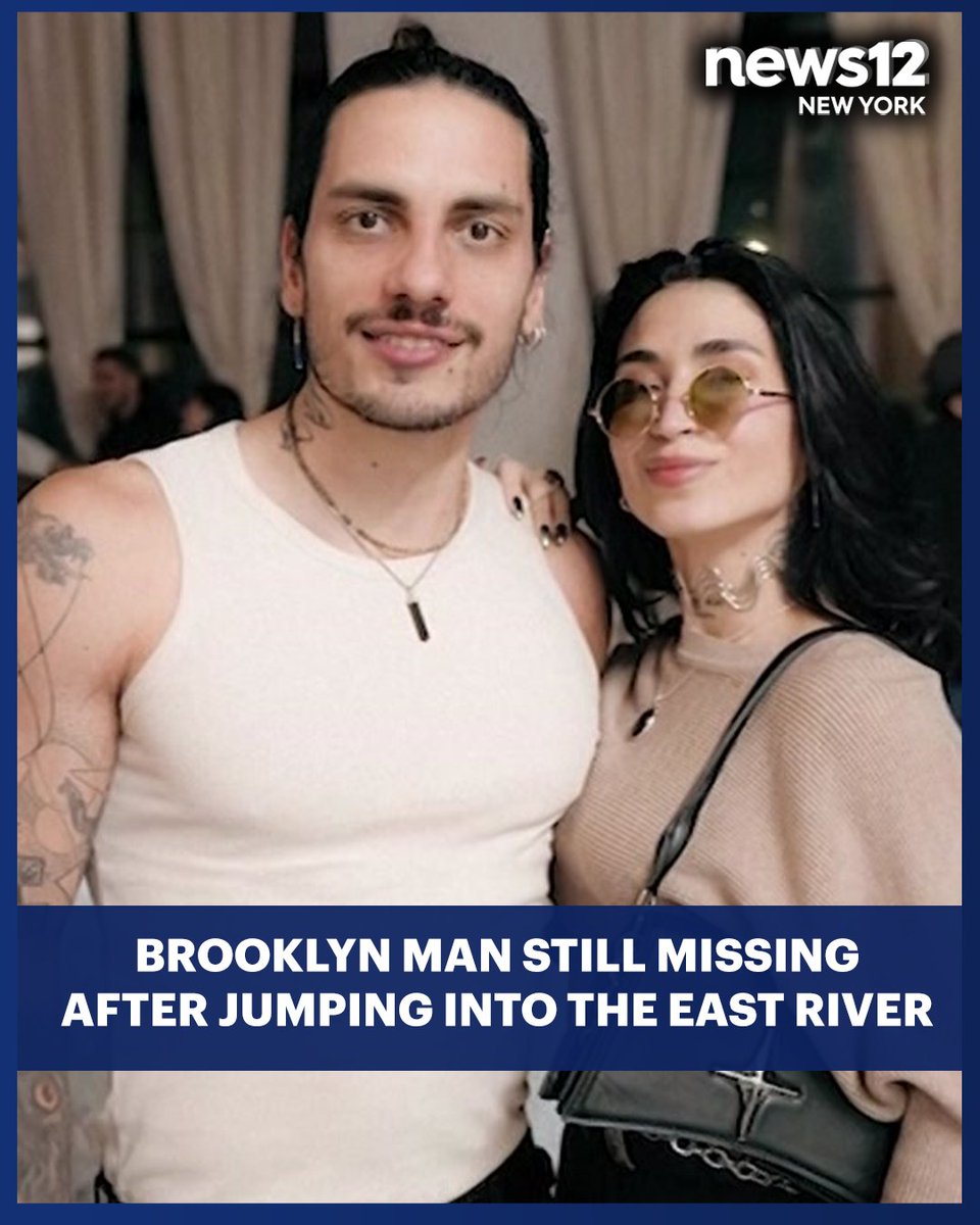 MISSING MAN: Shakty Castro, a #Brooklyn resident, is still searching for her boyfriend who jumped in the #EastRiver from Domino Park. 

Watch News 12 for more on this #exclusive story - bit.ly/433Lixt