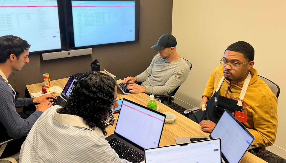 Just finished up with TWO MORE in-office AI Hackathons! We're on the road so we'll share more details later, but we had such a blast!  (Stay tuned -- more Hackathons incoming!