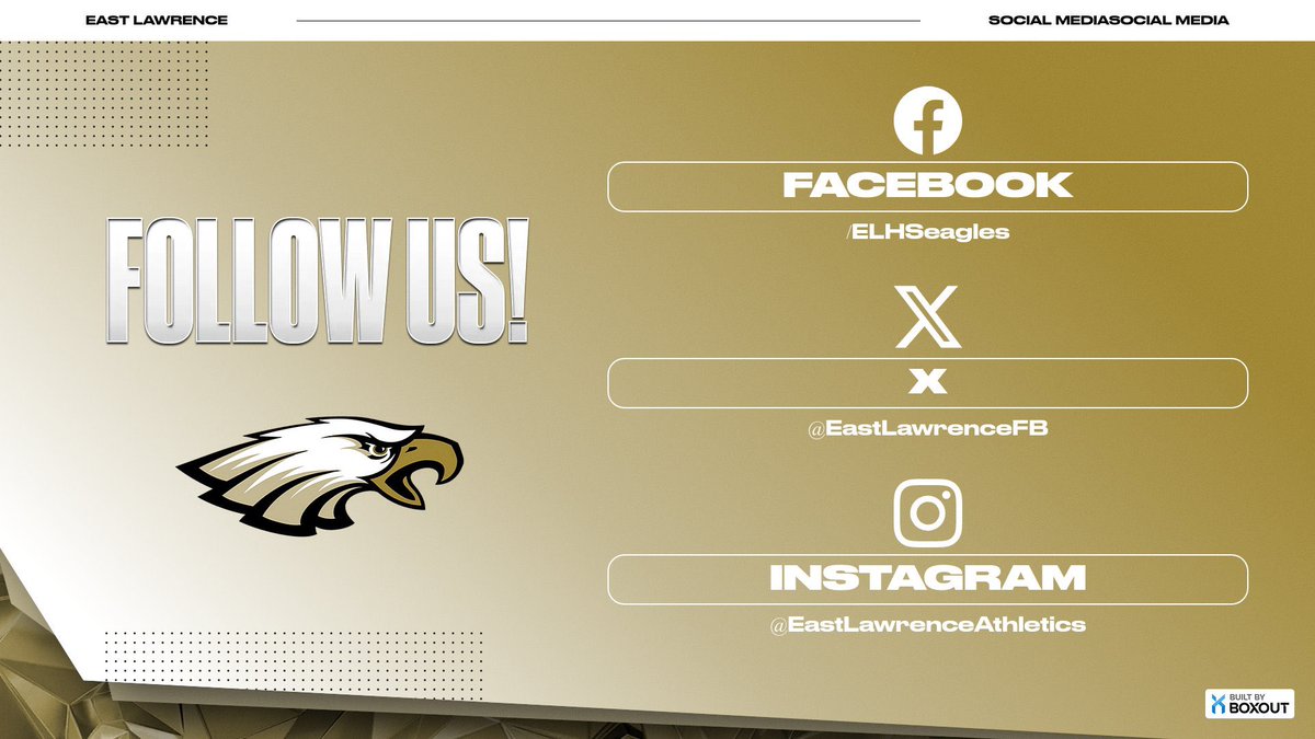 Want to stay updated with the latest Game Updates &amp; more? Follow our Social Media Platforms below!

#eastlawrenceathletics | #LockedN