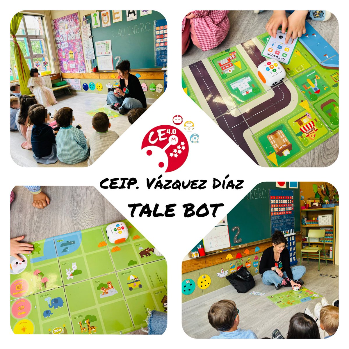 Maria Lagares (@maria_lagares_a) on Twitter photo Hoy hemos vuelto al <a href="/ceip/">Jan van Wanrooij</a>.danielvazquezdiaz para vivir una mañana genial con los peques de 3 años 🧒🎉
Juntos hemos descubierto a nuestro amigo #TaleBot 🤖 ¡ Han disfrutado mucho mientras aprendían a manejar este pequeño robot! 💛✨
#CTIF_MadridOeste #CodigoEscuela4.0_Madrid Hoy hemos vuelto al <a href="/ceip/">Jan van Wanrooij</a>.danielvazquezdiaz para vivir una mañana genial con los peques de 3 años 🧒🎉
Juntos hemos descubierto a nuestro amigo #TaleBot 🤖 ¡ Han disfrutado mucho mientras aprendían a manejar este pequeño robot! 💛✨
#CTIF_MadridOeste #CodigoEscuela4.0_Madrid