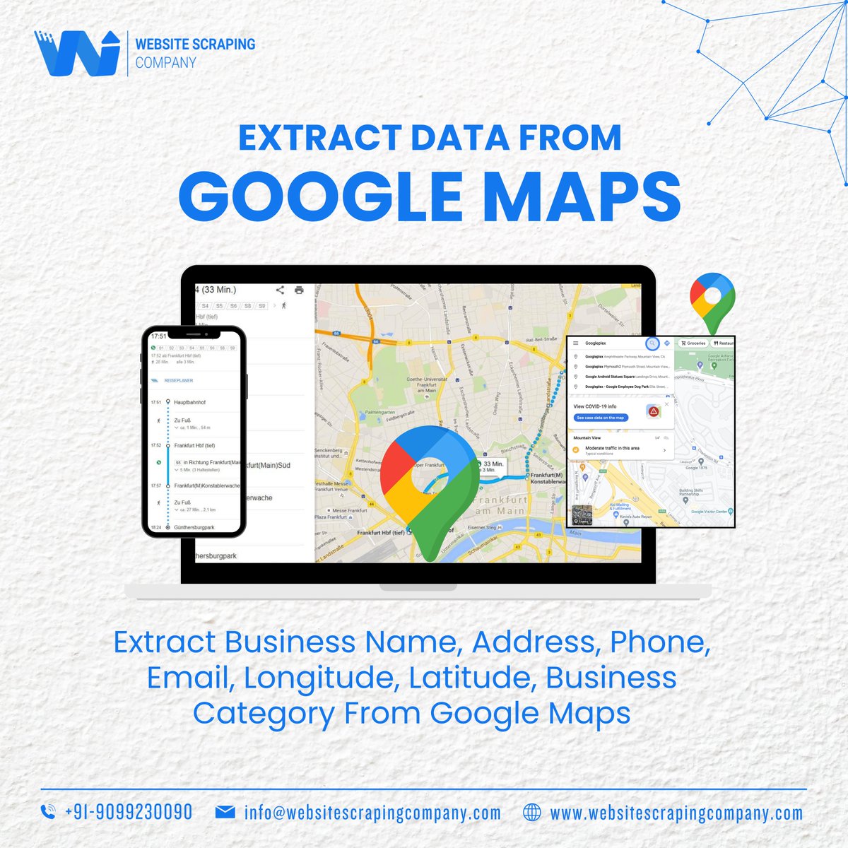 webscraping_wsc's tweet image. 📍 Need leads fast? Let Google Maps fuel your strategy.
🎯 Stop searching manually. Start scaling smarter.
.
.
📞 +91-9099230090
🌐 websitescrapingcompany.com
📩 info@websitescrapingcompany.com
.
.
#ScrapingSolutions #uae #australia #newzealand #germany #russia #unitedstates