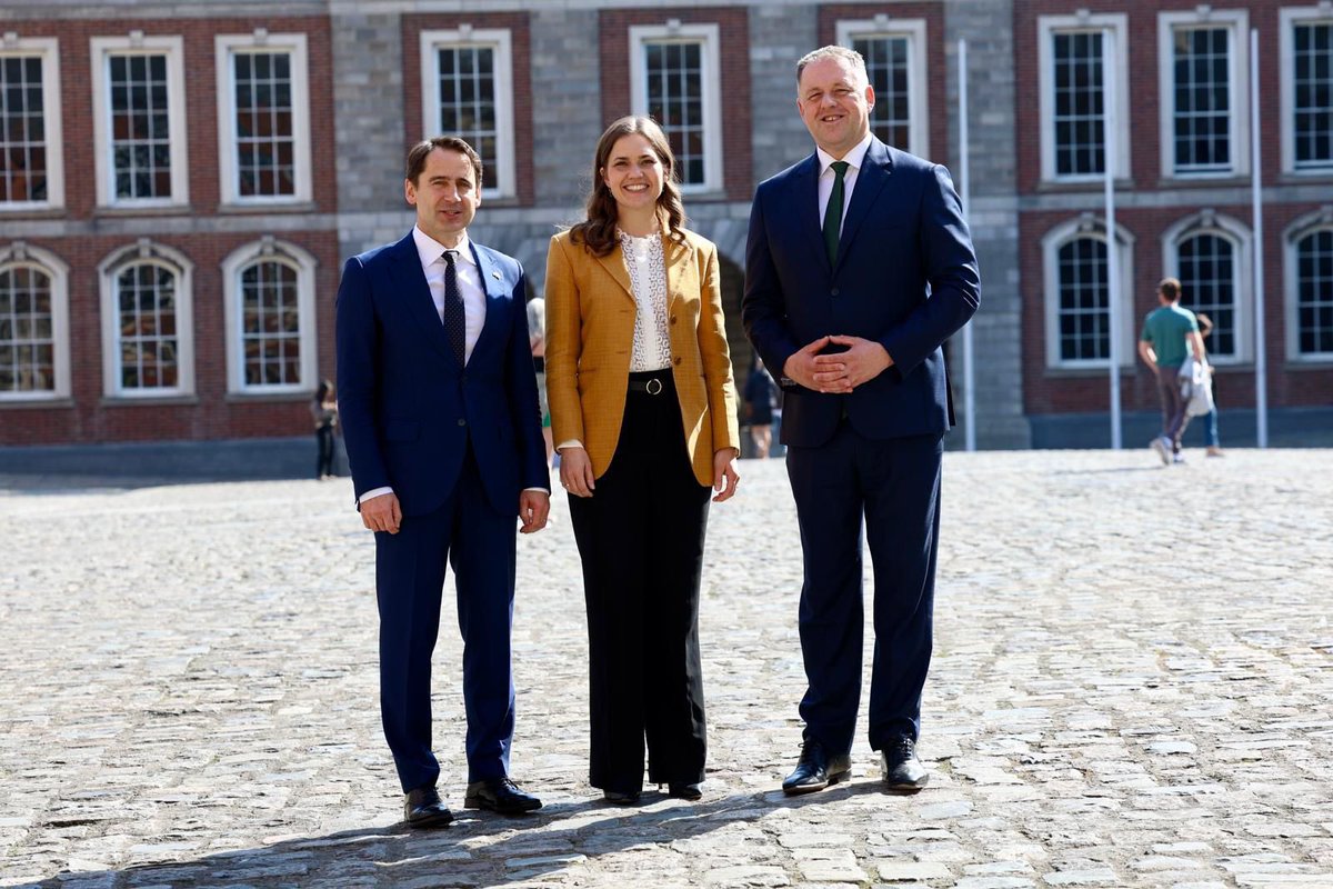 Excellent bilateral meeting in Dublin between Minister for European Affairs Thomas Byrne TD, and Danish Europe Minister Marie Bjerre. Discussed wide range of important EU issues, including our upcoming EU Presidencies. Strong Irish-Danish cooperation  continues to grow.