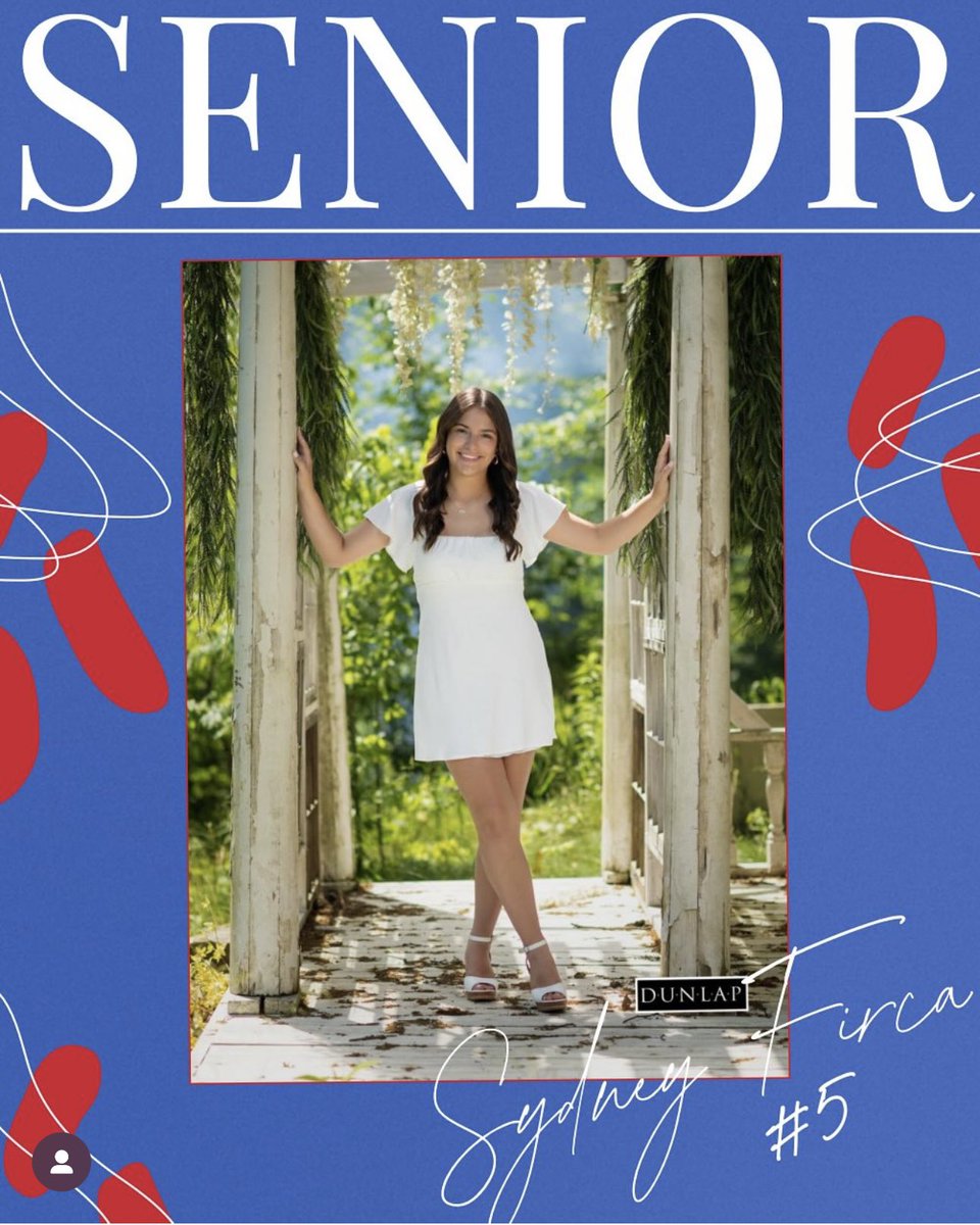 🌟SENIOR SPOTLIGHT
Our fourth senior is Sydney Firca!!!
Years played: 13 Years
Position: Left Field
Fav-memory: "My favorite memory was freshman year sliding in the mud with Coach Gil or playing cards in Orlando by the pool." Future Plans: Sydney plans to attend Penn State and