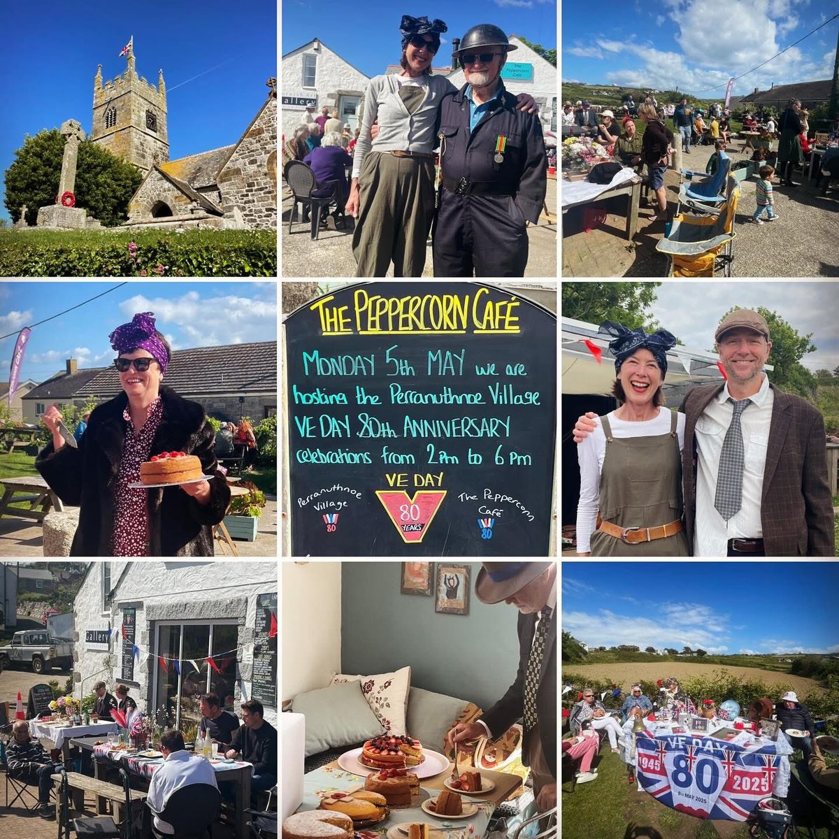 VE Day in our village