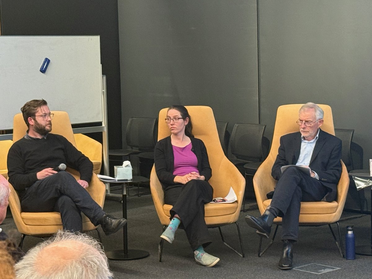 Enjoyed tonight's <a href="/politicsANU/">ANU School of Politics & International Relations</a> roundtable at <a href="/ourANU/">ourANU</a> unpacking last week's election with Nick Biddle, Ian McAllister, <a href="/MarijaTaflaga/">Marija Taflaga</a>, and <a href="/pat__leslie/">Pat Leslie</a>. Ballots still being tallied, but the expert analysis is already in full swing! #AusPol