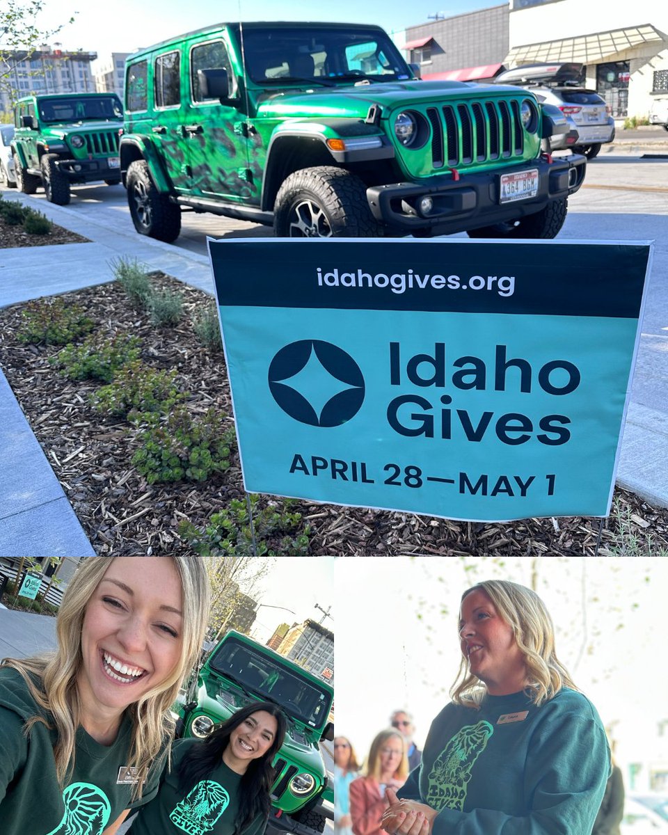 The green machines were enjoying the sunshine last week! Did you see our generous ICCU friends at an Idaho Gives event? #IdahoGives IdahoGives.org