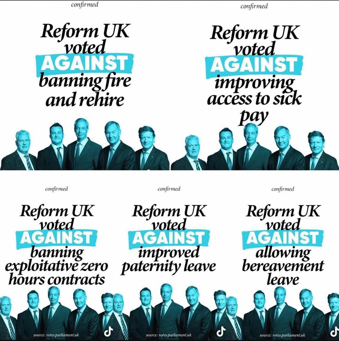 terrychristian's tweet photo. What Reform promises https://t.co/axpunlvXHA