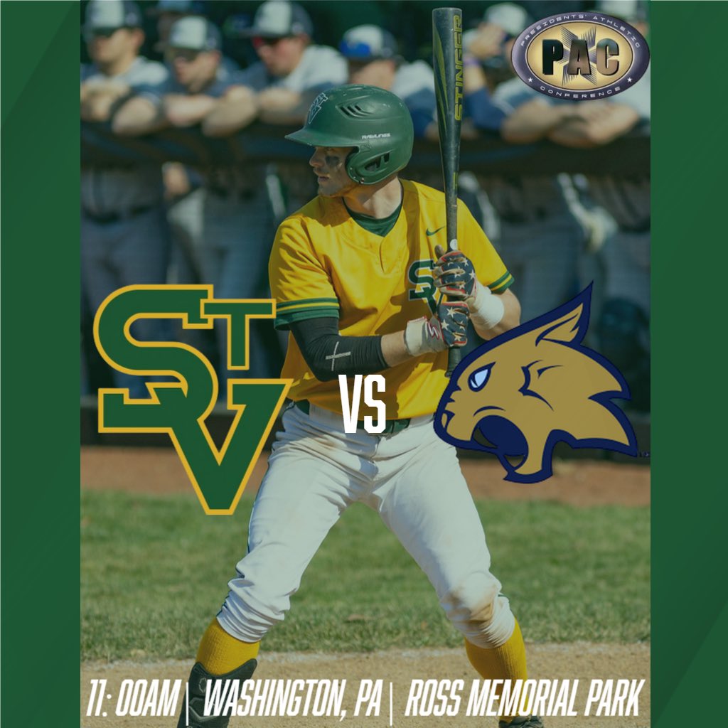 IT’S GAMEDAY! The Bearcats head back to Ross Memorial Park to take on the Thiel Tomcats. The Bearcats must win to keep their season alive! ⚾️🐻