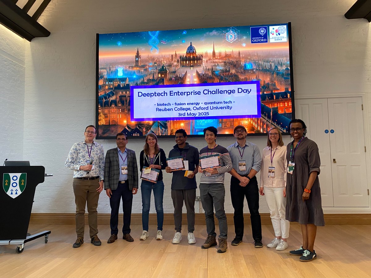 QuantumDiceUK's tweet image. We contributed to a #hackathon by @mplsoxford Enterprise & @ReubenCollege by setting one of the challenges: to tackle real-world problems using combinatorial optimisation. Congrats to winners of our #quantum challenge: Yao-Chih Kuo, Adithya Pradeep, and Jasmine Brewer!