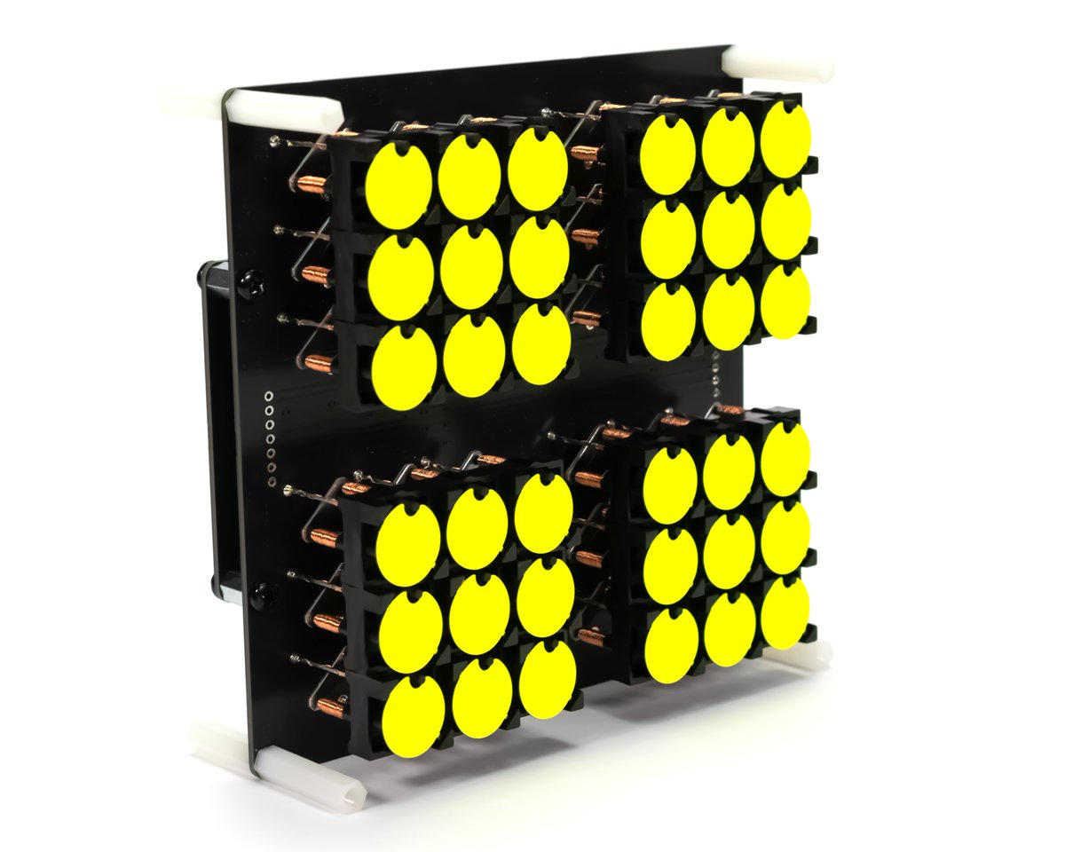 4x3x3 Flip-disc Display  bit.ly/KS-MOD-CLOCK