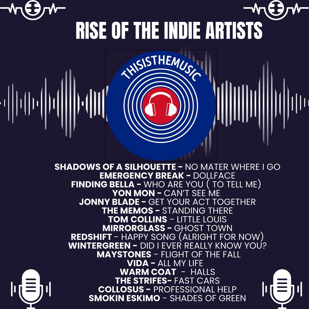 ThisIsTheMusic_ (@thisisthemusic2) on Twitter photo Tune in for the latest show!
@TheShadowsofaS1 <a href="/EmergencyBreak_/">EMERGENCY BREAK</a> <a href="/finding_bella/">Finding Bella</a> <a href="/IamYonMon169799/">Yon Mon</a> <a href="/JonnyBladeMusic/">JonnyBladeMusic</a> <a href="/thememosuk/">The Memos</a> <a href="/tlcollinsmusic/">TOM COLLINS</a> MirrorGlass Redshift <a href="/Wintergreenband/">WinterGreen</a> <a href="/Maystonesuk/">Maystones</a> <a href="/the_vidaboys/">VIDA</a> <a href="/Warm_Coat/">Warm Coat</a> <a href="/Thestrifes_/">The Strifes</a> Collosus <a href="/smokin_eskimo/">Smokin Eskimo</a>
mixcloud.com/ThisIsTheMusic… Tune in for the latest show!
@TheShadowsofaS1 <a href="/EmergencyBreak_/">EMERGENCY BREAK</a> <a href="/finding_bella/">Finding Bella</a> <a href="/IamYonMon169799/">Yon Mon</a> <a href="/JonnyBladeMusic/">JonnyBladeMusic</a> <a href="/thememosuk/">The Memos</a> <a href="/tlcollinsmusic/">TOM COLLINS</a> MirrorGlass Redshift <a href="/Wintergreenband/">WinterGreen</a> <a href="/Maystonesuk/">Maystones</a> <a href="/the_vidaboys/">VIDA</a> <a href="/Warm_Coat/">Warm Coat</a> <a href="/Thestrifes_/">The Strifes</a> Collosus <a href="/smokin_eskimo/">Smokin Eskimo</a>
mixcloud.com/ThisIsTheMusic…