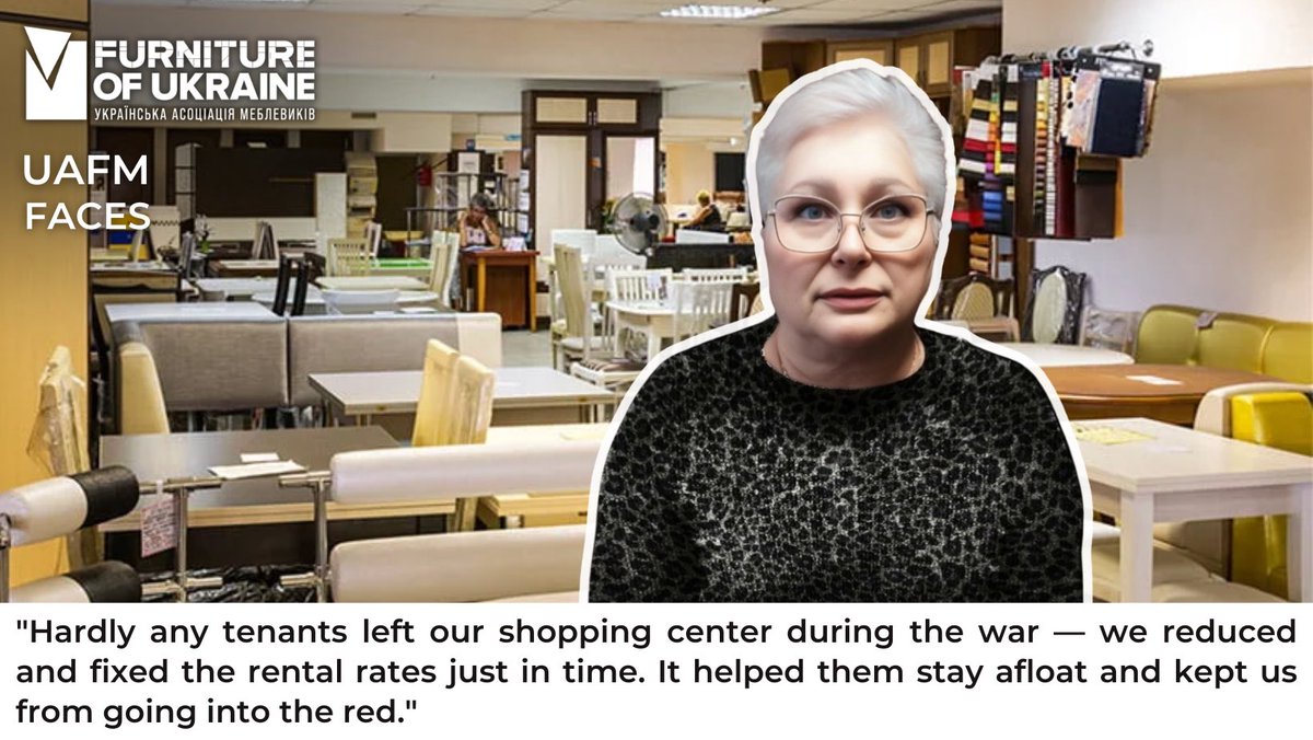 AssociationUAFM's tweet image. 💬UAFM in Faces: A Story by B-52 Shopping Center Director Liubov Makerova

🔗 Learn more in an interview with Liubov on our website via the link: uafm.com.ua/en/uam-v-oblyc…