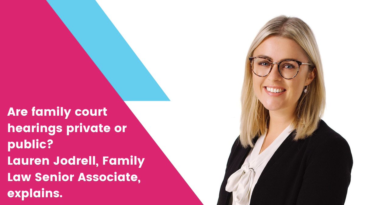 A question often posed to our family law team is, 'Are family court hearings private or public?'. Until recently, they were held in private, but things are changing. Family law senior associate Lauren Jodrell explains all in her latest blog. bit.ly/3Z3n996