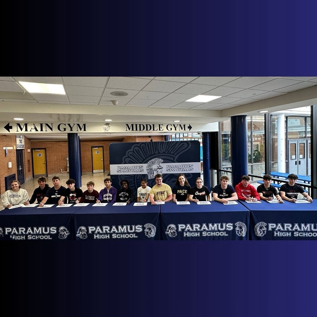 PHS congratulates our 15 #Classof2025 student-athletes who signed to continue their academic &amp; athletic careers in college!🎓🏅They were celebrated on May 7 by family, friends, coaches &amp; staff. Once a Spartan, always a Spartan! 💙🤍

#paramuspride #CollegeSigningDay