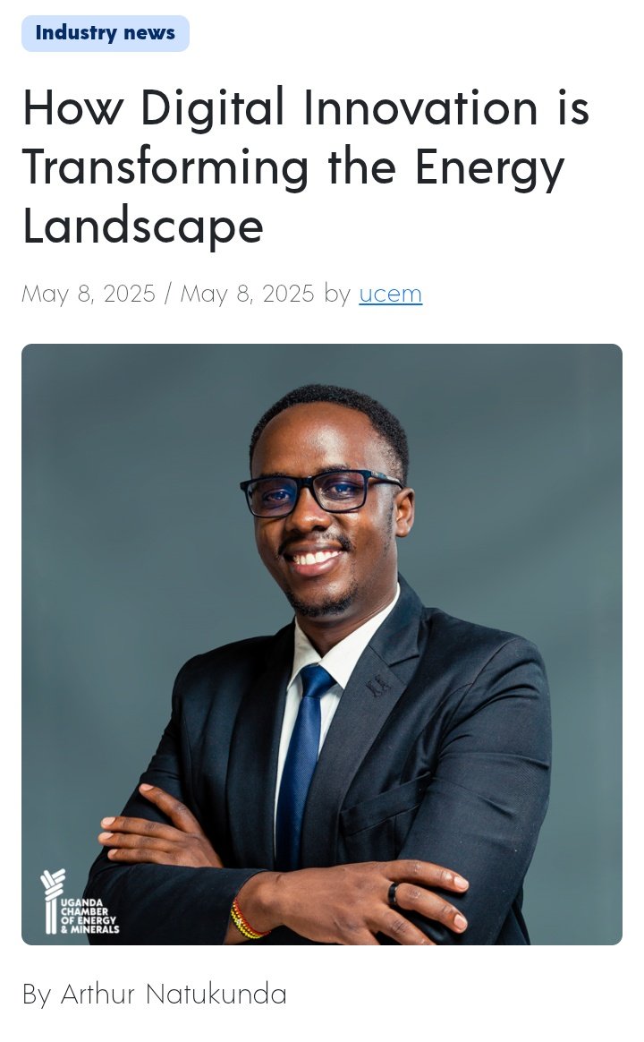 Arthur Natukunda <a href="/arthur_natukund/">Arthur Natukunda</a> IT Officer UCEM 
talks about how digital innovation is transforming the Energy Landscape. 

As the global energy sector undergoes a profound transformation, one question looms large: How do we balance the legacy of oil and gas with the promise of