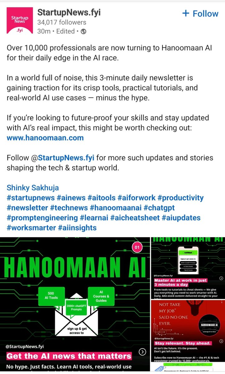 Shinky@Hanoomaan AI tweet media