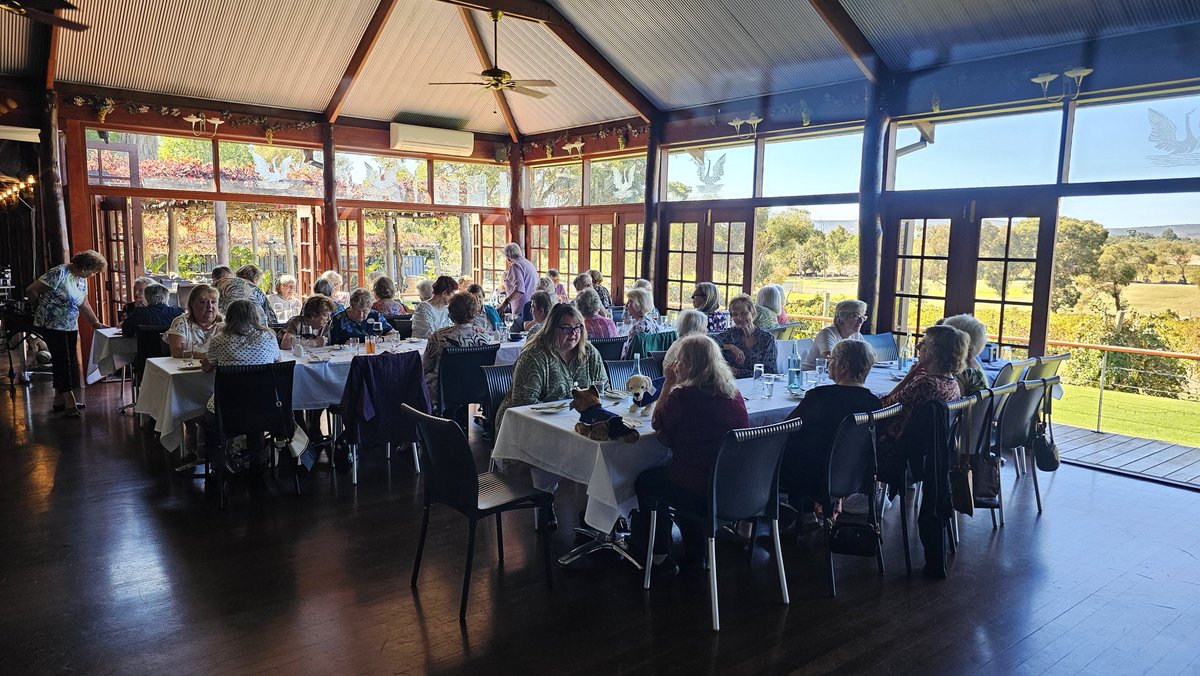 We had a wonderful lunch with a large number of our WA Police Widows, always there to support and look after each other.

Thank you to Robyn and the team at the Black Swan Winery &amp; Restaurant for their hospitality.

<a href="/WAPoliceLegacy/">WA Police Legacy</a>