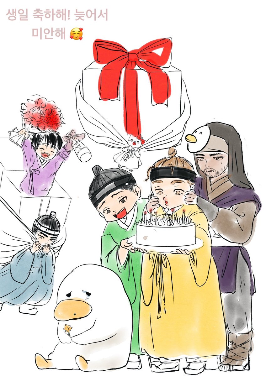 #夜画帳  #야화
#PainterOfTheNight  
<a href="/ByeonDuck_/">변덕/Byeonduck</a>
#HAPPY_BYEONDUCK_DAY 
大好きな先生の誕生日を遅刻すみません😭
みんなでたくさんお祝いしましょう💕
今年も元気で先生のお誕生日をお祝いできて幸せです💕
ワイはメイドインアビスの特級遺物を💕