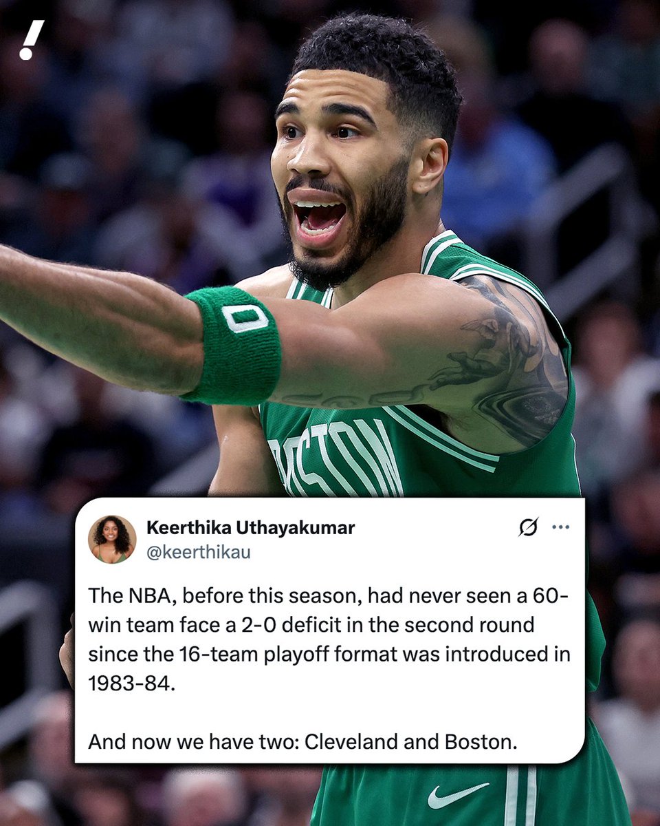 Cleveland and Boston are making the wrong kind of history 😵‍💫

Can either team mount a comeback in their series?