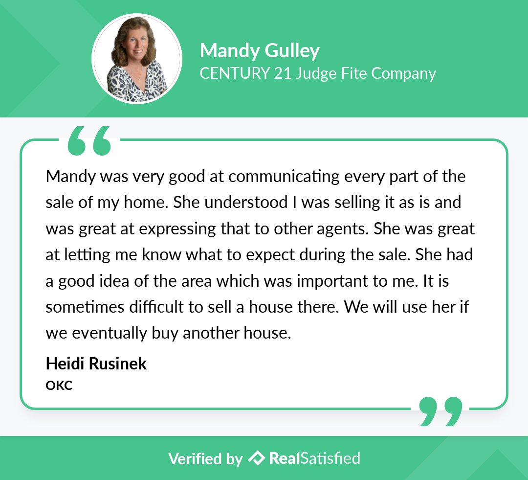 MandyEdlin's tweet image. If my client is happy, then I’ve done my job. realsatisfied.com/Mandy-Gulley via @realsatisfied