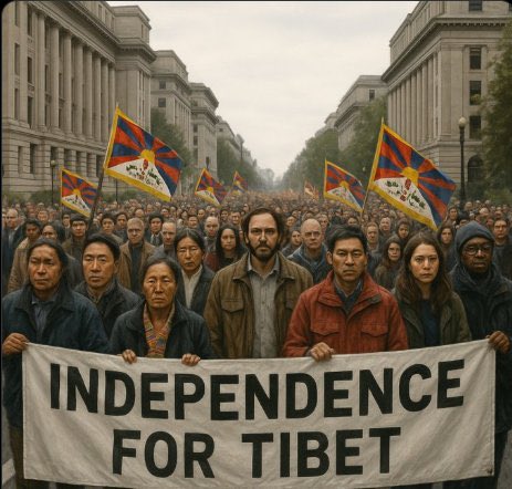 TibetPeople's tweet image. His Holiness the #DalaiLama’s #MiddleWayApproach offers the only path to a win-win solution for both #China &amp;amp; #Tibet.

The #CCP’s reliance on force leads nowhere. It’s time to choose dialogue—before it’s too late.

#FreeTibet #XiJinping #MWA #Rangzen #TYC #SFT #Xizang via @grok