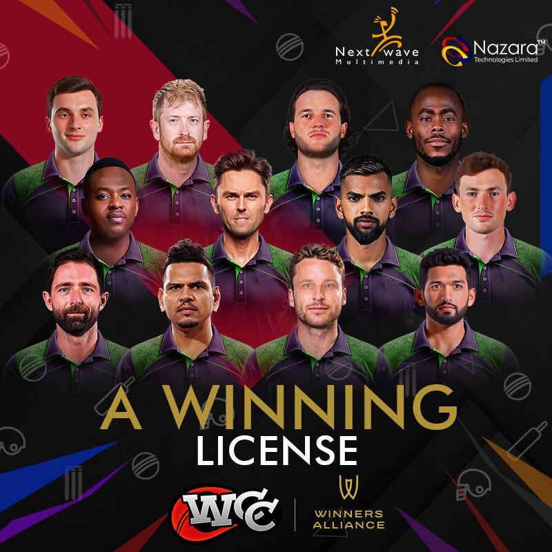We are delighted to announce our exciting license with Winners Alliance for 500+ cricketers. 
#WCC3 #thebestneverrest