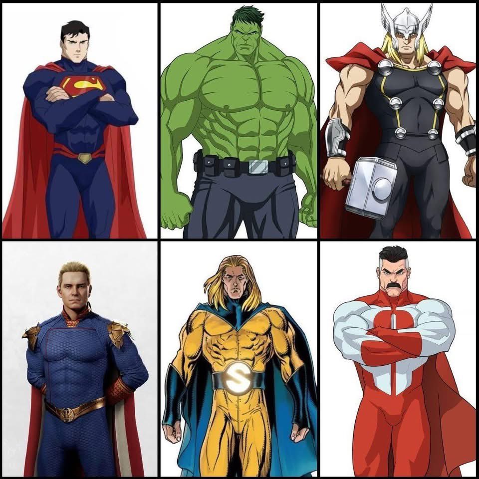 ComicRealms's tweet image. Rank these six from Weakest to Strongest