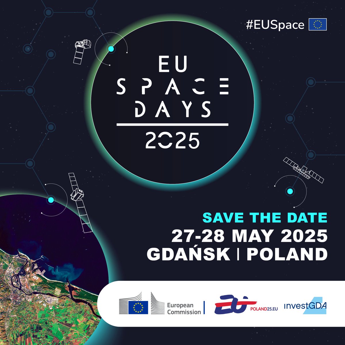 🛰️ Geosystems Hellas to attend the #EUSpaceDays25 taking place in Gdansk #Poland 27- 28  May!
Looking  forward to being among space industry peers and learning about updates and developments on the EU Space Program
🔗More info lnkd.in/d7m-KVGi #EUSpace