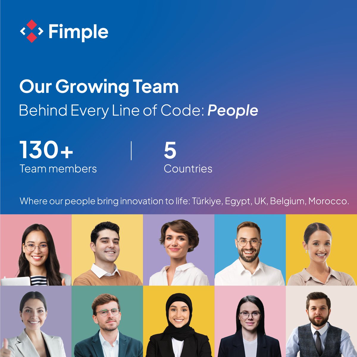 Fimpleos's tweet photo. Fimple is scaling globally — with people, products, and customers growing every day.
From cross-border teams to a thriving partner ecosystem, we're building the future of core banking.
#Fimple #GlobalImpact #ComposableBanking #Fintech #CoreBanking #ScalingWithPurpose