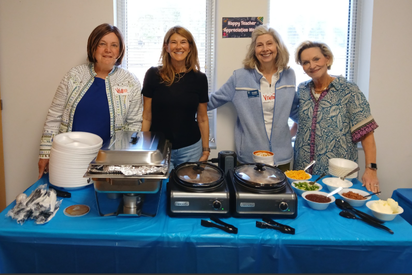 Thanks to our partners at Preston Hollow Presbyterian Church, the Baked Potato Bar in for Teacher and Staff Appreciation Week made this week "FullFilling"!