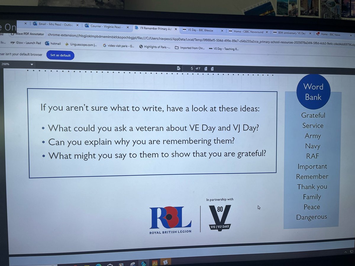 Irvine Royal Academy English and Languages Faculty (@iralanguages) on Twitter photo 8th May 1945- 8th May 2025. Mrs Pesci's classes are learning more about the VE Day in France and in the UK dueing their languages period. <a href="/IrvineRoyalAcad/">Irvine Royal Academy</a> 8th May 1945- 8th May 2025. Mrs Pesci's classes are learning more about the VE Day in France and in the UK dueing their languages period. <a href="/IrvineRoyalAcad/">Irvine Royal Academy</a>