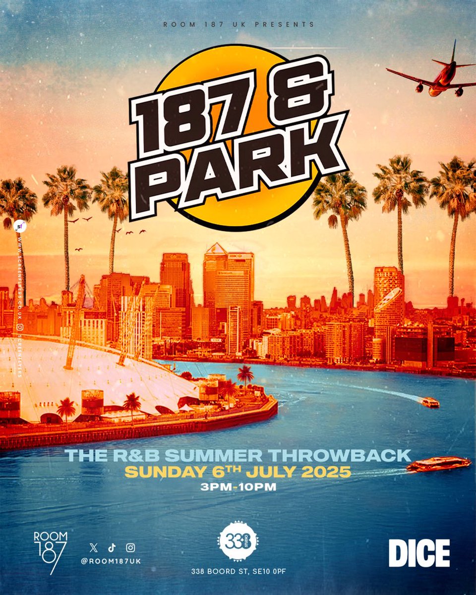 ROOM 187 SUMMER R&amp;B PARTY

With a special guest performance from __________________ ‼️

TBA

Tickets bit.ly/4cpZRzL