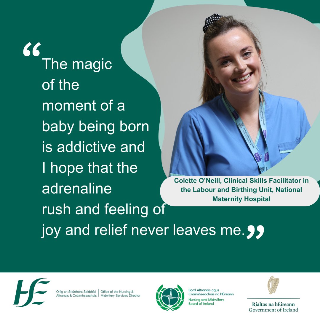 Meet Colette who spoke recently at a collaborative storytelling event to mark International Day of the Midwife between the Department of Health, HSE ONMSD and NMBI.